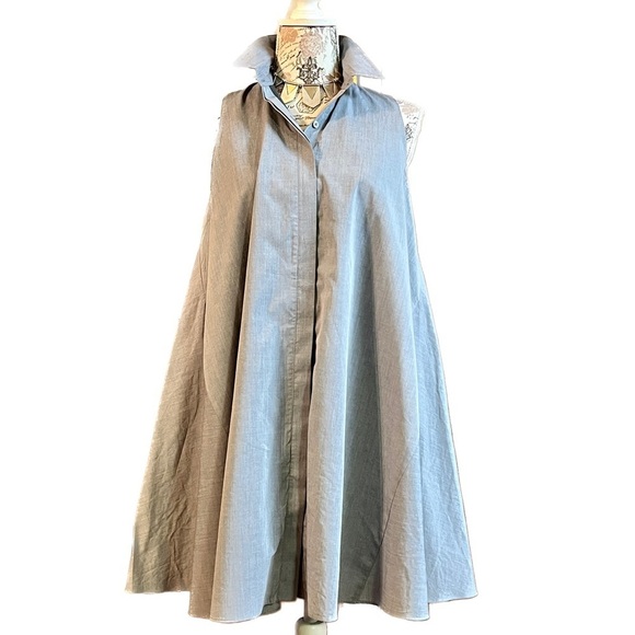 🛍️ RACHEL ROY‎ Chambray sleeveless tunic dress size XS. - Picture 1 of 10